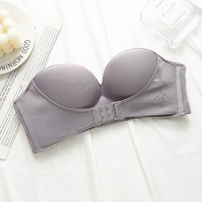 حمالات صدر بدون حمالات للإغلاق الأمامي مقاس 34-38 ملابس داخلية نسائية مثيرة مانعة للانزلاق خالية من الأسلاك حمالة صدر غير مرئية - الصورة 3